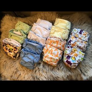 Lot of 16 newborn Simplex AIO diapers